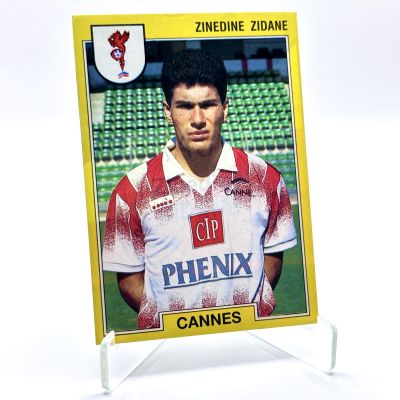 Zinedine Zidane 1991-92 Panini Foot '92 RC Rookie #43 Cannes RECUP