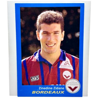 Zinedine Zidane 1992-93 Panini Foot '93 RC Rookie #24 Bordeaux RECUP