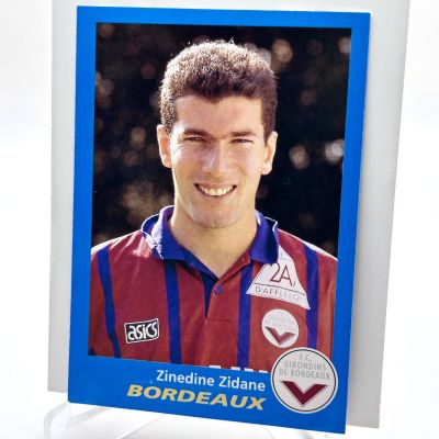 Zinedine Zidane 1992-93 Panini Foot '93 RC Rookie #24 Bordeaux RECUP