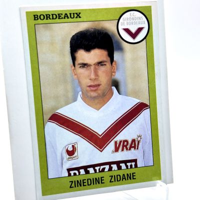 Zinedine Zidane  1993-94 Panini Foot '94 RC Rookie #34 Bordeaux RECUP