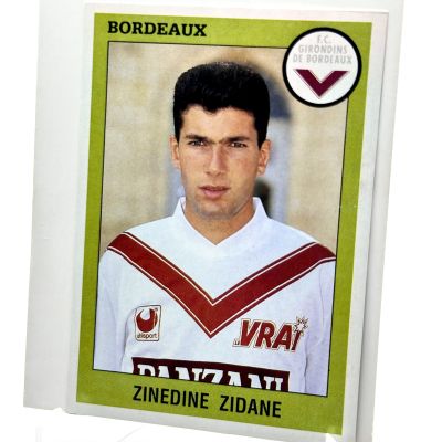 Zinedine Zidane  1993-94 Panini Foot '94 RC Rookie #34 Bordeaux RECUP