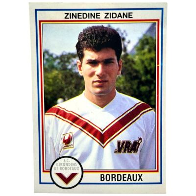 Zinedine Zidane 1995-96 Panini Foot '96 RC Rookie #62 Bordeaux RECUP