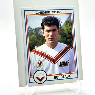 Zinedine Zidane 1995-96 Panini Foot '96 RC Rookie #62 Bordeaux RECUP
