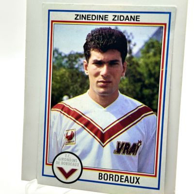 Zinedine Zidane 1995-96 Panini Foot '96 RC Rookie #62 Bordeaux RECUP