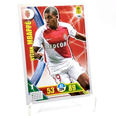 Kylian Mbappe 2017-18 Panini Adrenalyn ROOKIE #190 AS Monaco