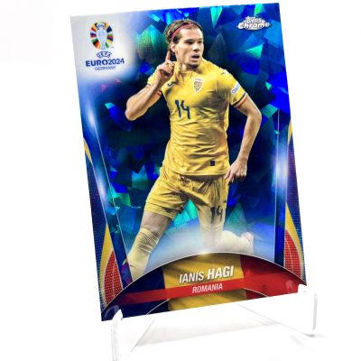 Ianis Hagi 2024 Topps Chrome SAPPHIRE UEFA Euro #112 Romania