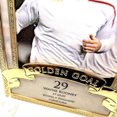 Wayne Rooney 2023-24 Futera Unique World Football - 23KT Gold-Plated GOLDEN GOAL 08/08 GG06 England