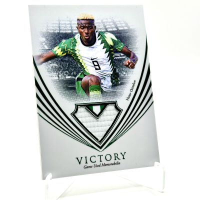 Victor Osimhen 2023 Futera Unique World Football - VICTORY RELIC EMERALD 02/15 #VC12 Napoli