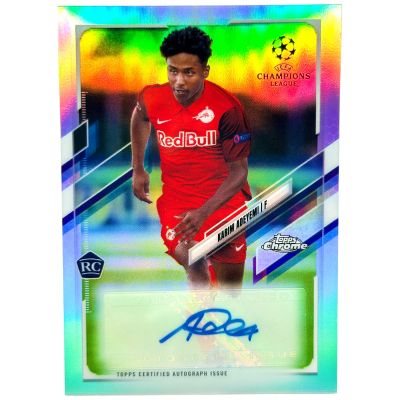 Karim Adeyemi 2020-21 Topps Chrome UCL - AUTO Rookie RC#CA-KA FC Salzburg
