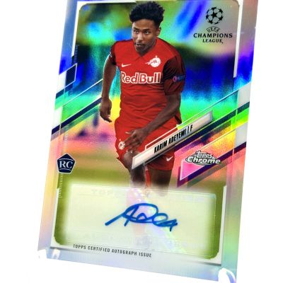 Karim Adeyemi 2020-21 Topps Chrome UCL - AUTO Rookie RC#CA-KA FC Salzburg