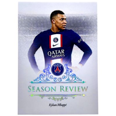 Kylian Mbappe 2022-23 Futera Paris Saint-Germain Season Review 01/05 #SRP19 PSG