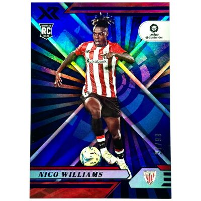 Nico Williams 2021-22 Panini Chronicles - Rookie RC  XR BLUE 27/99 #102 Bilbao
