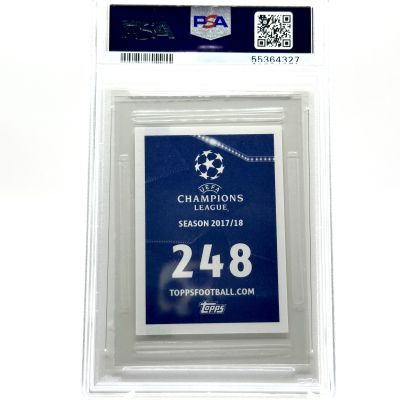 Kylian Mbappe 2017-18 Topps Uefa Champions League Sticker #248 PSA 8 AS Monaco