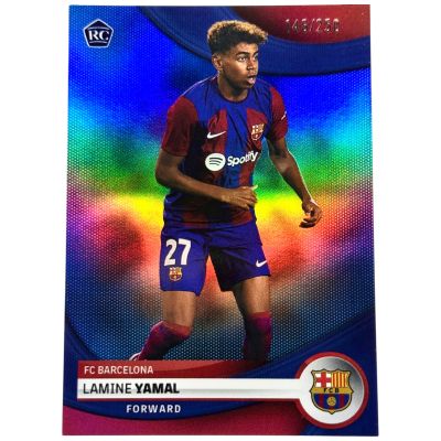 Lamine Yamal 2023-24 Topps FC Barcelona Team Set - Rookie RC Blue 146/250 #23 