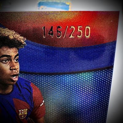 Lamine Yamal 2023-24 Topps FC Barcelona Team Set - Rookie RC Blue 146/250 #23 