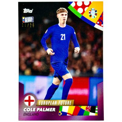 Cole Palmer 2024 Topps UEFA Euro 2024 I am José Mourinho - European Future 11/25 England National Debut