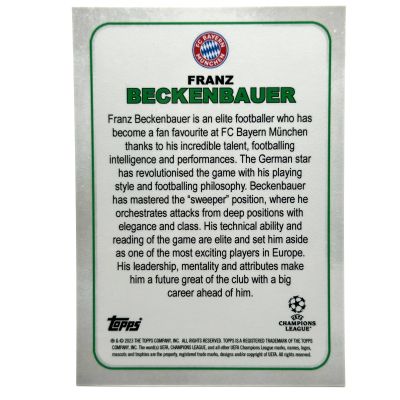 Franz Beckenbauer 2023 Topps The lost Rookie - RC 78/99