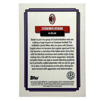 Zvonimir Boban 2023 Topps The lost Rookie - RC 17/25