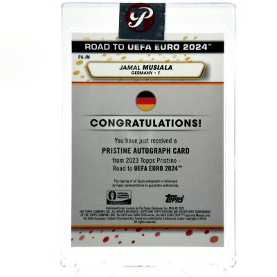 Jamal Musiala 2023 Topps Pristine Road to UEFA Euro 2024 - AUTO #PA-JM Germany