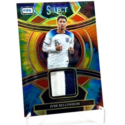 Jude Bellingham 2023-24 Panini Select FIFA - Select Swatches Patch TIE-DYE Prizm 24/25 #SSF-JB Real Madrid
