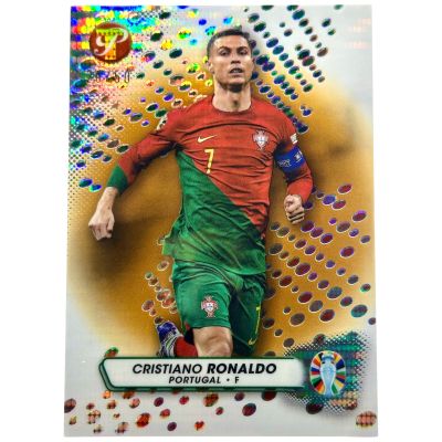 Cristiano Ronaldo 2023-24 Topps Pristine Road To EURO - GOLD  #131 20/50 Portugal