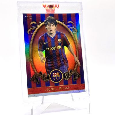 Lionel Messi 2024 Topps FC Barcelona Team Set - Vintage Barca ORANGE 18/25 #VB-4 FC Barcelona