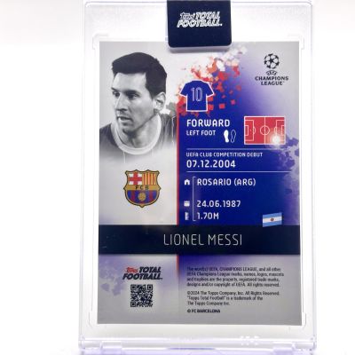 Lionel Messi 2024-25 Topps Total Football - Green 43/75 #518 FC Barcelona