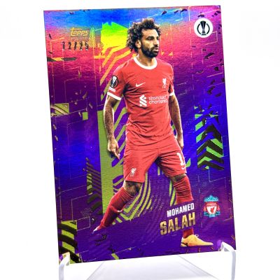 Mohamed Salah 2022-23 Topps Gold x Whip - Purple Refractor 12/25 FC Liverpool