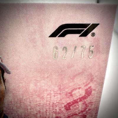 Sergio Perez 2024 Topps Formula 1 Eccellenza - La Passione PINK 62/75 Red Bull Racing