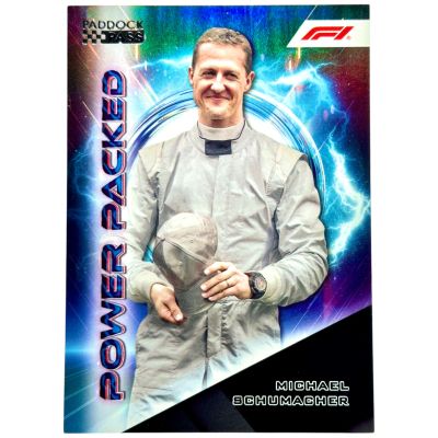 Michael Schumacher 2024 Topps Formula 1 Paddock Pass - Power Packed BLACK 12/25 PP-21 Ferrari