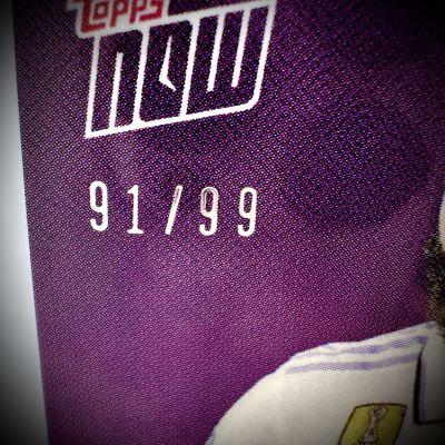 Karim Benzema 2023 Topps Now - 150 UCL Game PURPLE 91/99 #101 Real Madrid