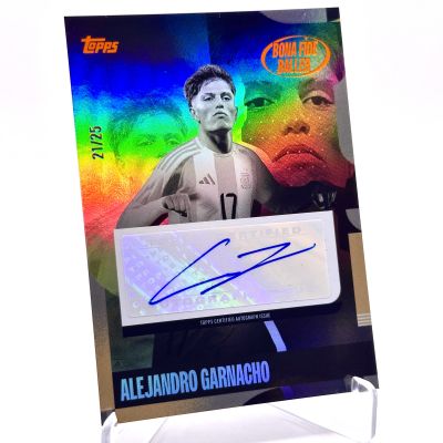 Alejandro Garnacho 2024 Topps Argentina Team Set - Bona Fide Baller AUTO 21/25 #BB-AG