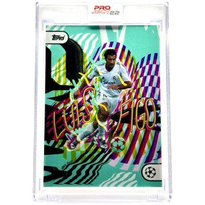 Luis Figo 2022 Topps Project 22 - designed by Mike Perry #143 Real Madrid