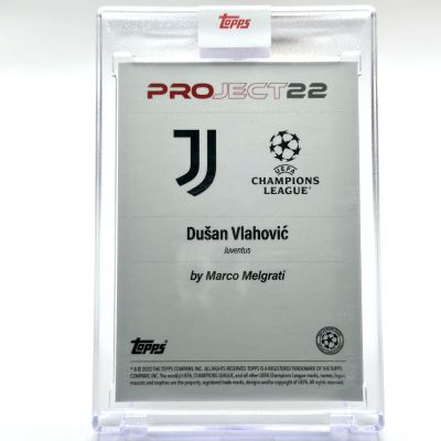 Dusan Vlahovic 2022 Topps Project 22 - designed by Marco Melgrati #6 Juventus