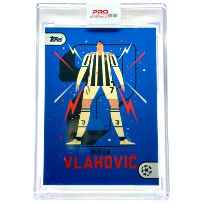 Dusan Vlahovic 2022 Topps Project 22 - designed by Neil Stevens #157 Juventus