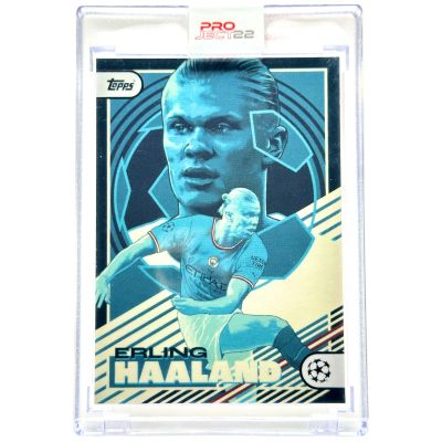 Erling Haaland 2022 Topps Project 22 - designed by Matt Taylor #1 Manchester City