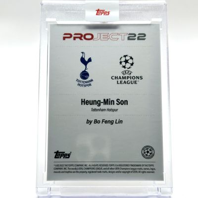 Heung-Min Son 2022 Topps Project 22 - designed Bo Feng Lin #32 Tottenham 