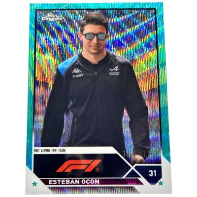 Esteban Ocon 2023 Topps Chrome Formula 1 - GREEN 137/150 #31 Alpine