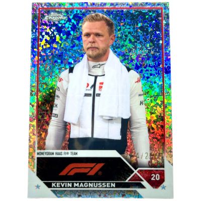 Kevin Magnussen 2023 Topps Chrome Formula 1 - Mini Diamond Refractor 254/299 #50 Haas