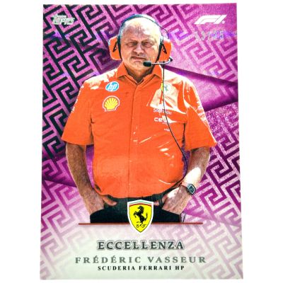 Frederic Vesseur 2024 Topps F1 Eccelenzza - PURPLE 13/25 Ferrari