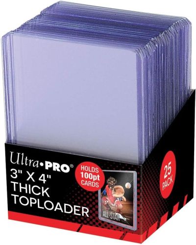 Ultrapro 100PT Toploader (Protectie Cartonase 3 x 4 Super Thick) 25 buc.