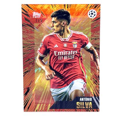 Antonio Silva 2023-24 Topps GOLD UCC x Whip - ORANGE 1/5 Rookie RC Benfica