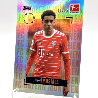 Jamal Musiala 2022-23 Topps Bundesliga Stars of the Season- ORANGE 11/25 Bayern Munchen