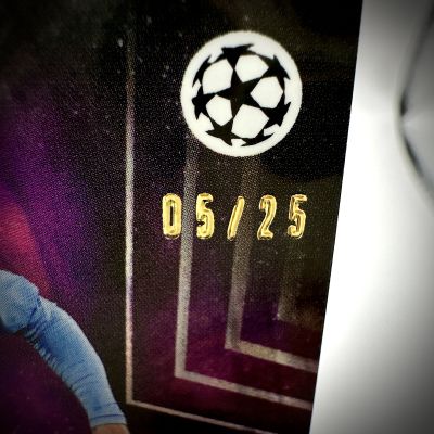 Erling Haaland 2023-24 Topps Knockout UCL - PURPLE 05/25 Manchester City